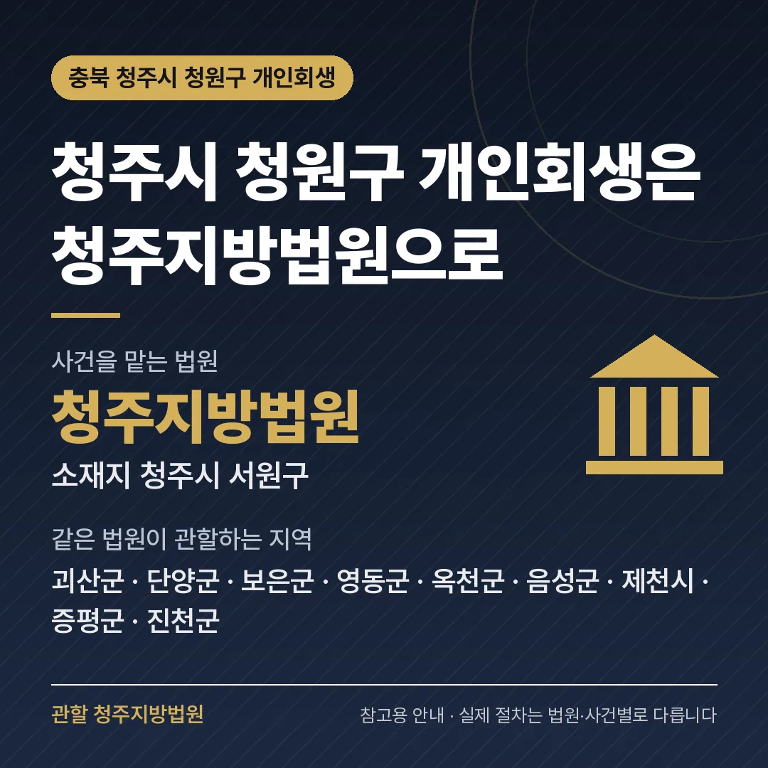 충북 청주시 청원구 신용회복 안내 카드