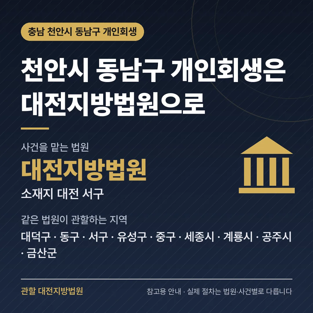 충남 천안시 동남구 신용회복 안내 카드