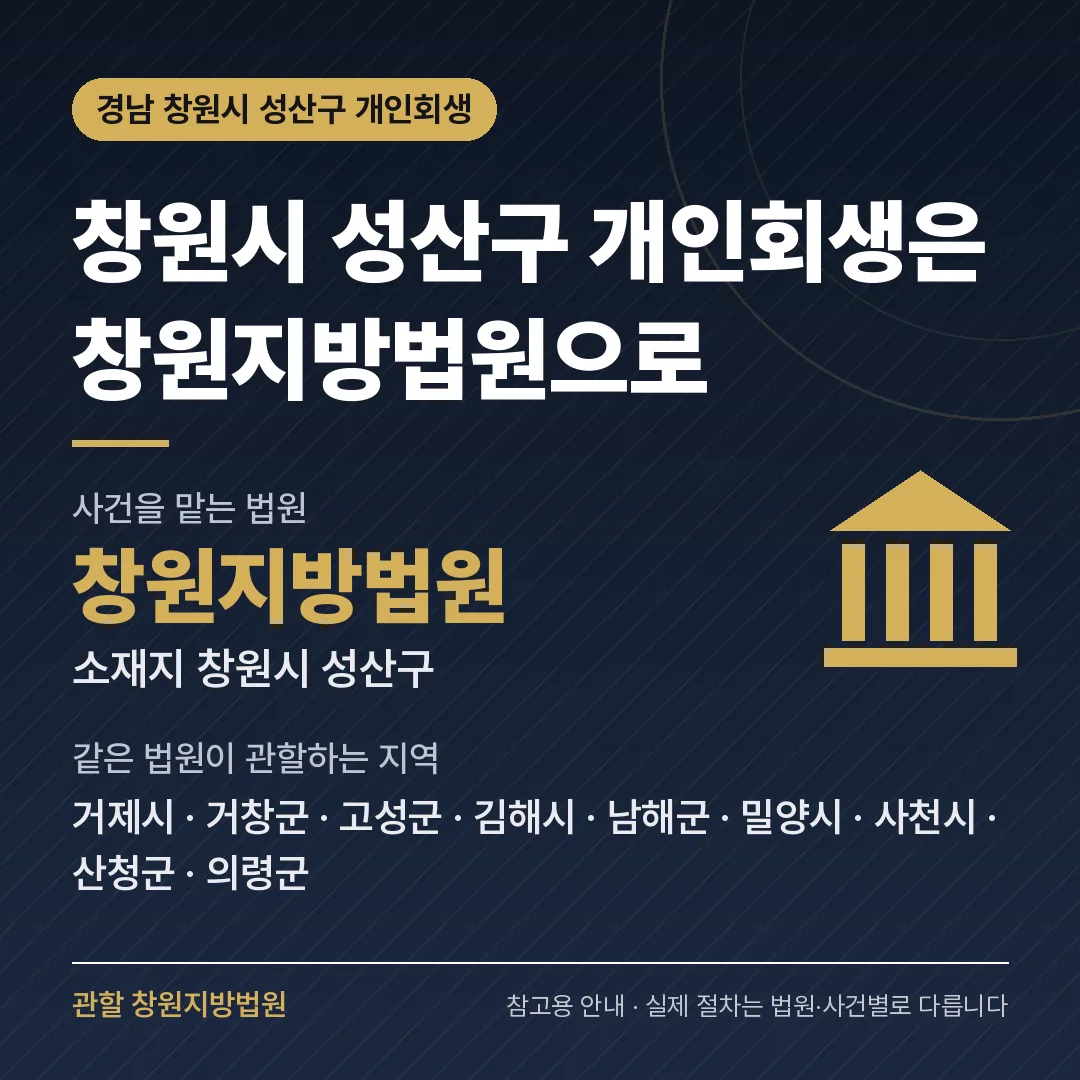 경남 창원시 성산구 신용회복 안내 카드